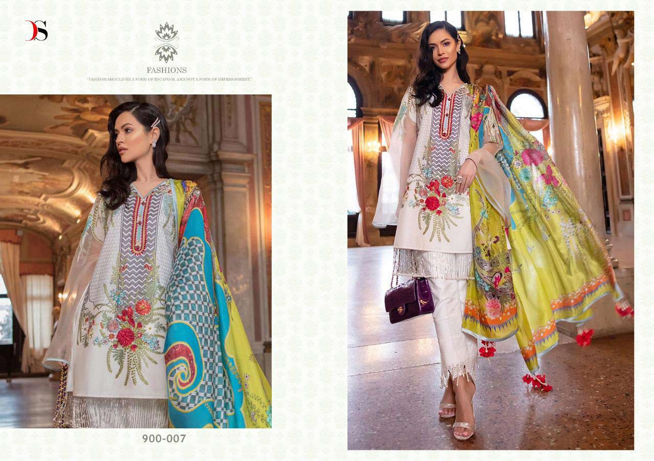 Sana Safinaz Lawn-19 Deepsy Cotton Embroidery Suit Sana Safinaz Lawn-19 Deepsy Cotton Embroidery Suit